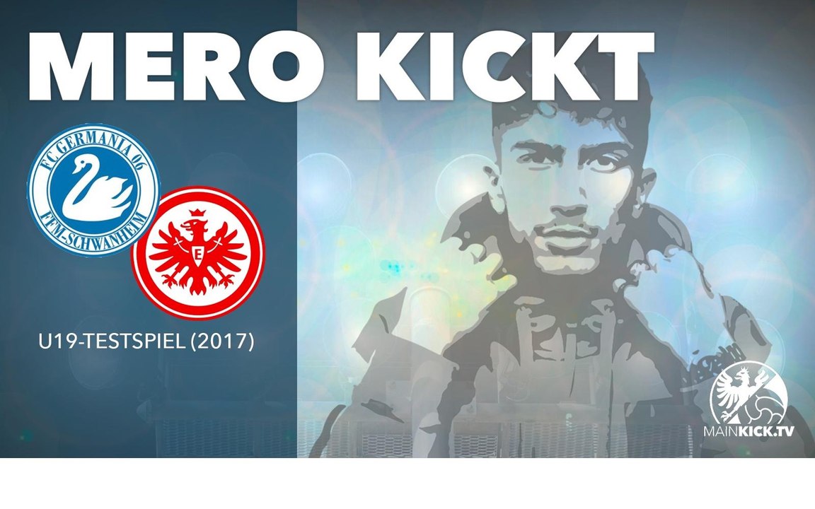 Früher Kicker heute Rapper - Mero auf Wolke 10 | HipHop-Star spielt gegen Eintracht Frankfurts U19