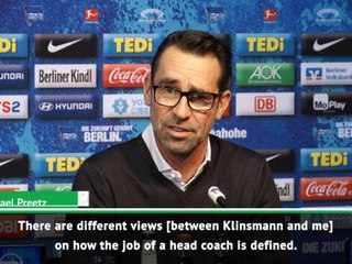 Klinsmann turned and ran away - Hertha Berlin GM Preetz