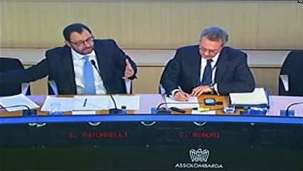 Patuanelli da Milano per l’incontro con gli imprenditori di Assolombarda (12.02.20)