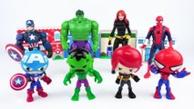 Learn Colors With Animal - Learn Colors with Marvel Spider-man and Avengers Toys and Kinetic Sand - Mix and Match Wrong Heads!