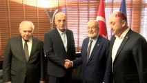 Ankara karamollaoğlu, türk-iş genel başkan atalay'ı ziyaret etti