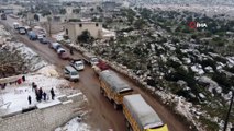 - İdlib’den Türkiye sınırına doğru göç ediyorlar- Rejim bombardımanından kaçan siviller Afrin’e göç ediyor