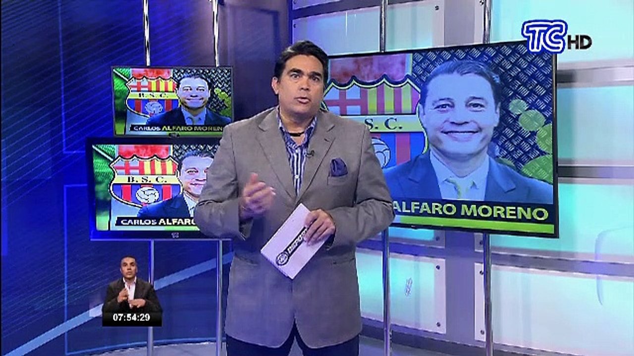 Alfaro Moreno habla sobre el encuentro del Barcelona ante el Sporting Club por Copa Libertadores