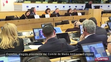 Espadas, elegido presidente del Comité de Medio Ambiente Europeo