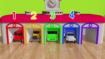 Learn Colors With Animal - Learn Colors Street Vehicle VS Tractor and Drop on Magic Liquids Sand Pretend Play for Kids