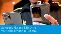 Samsung Galaxy S20 Ultra vs iPhone 11 Pro Max