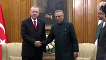 Cumhurbaşkanı Erdoğan, Pakistan Cumhurbaşkanı Alvi ile görüştü (2)
