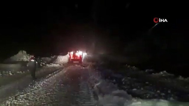 Kayseri'de çığ düştü, ulaşım aksadı