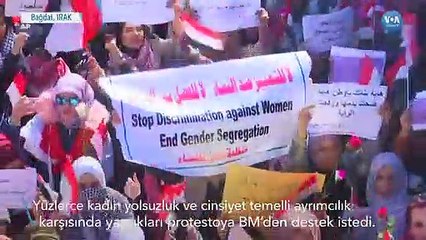Bağdat'ta Kadınlardan Gösteri