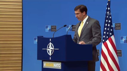 ABD Savunma Bakanı Esper basın toplantısı düzenledi - BRÜKSEL