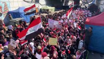 مئات العراقيات يتظاهرن دفاعا عن دورهن في الاحتجاجات