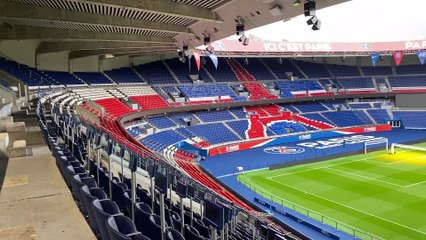 Stage de Février 2020 Parc des Princes vue du terrain de la tribune "BORELLI"
