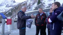 Macron visita el Mont Blanc para comprobar de primera mano los efectos del cambio climático