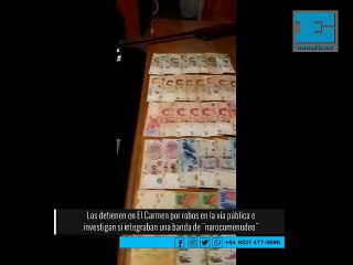 Los detienen por robos en la vía pública e investigan si integraban una banda de "narocomenudeo"