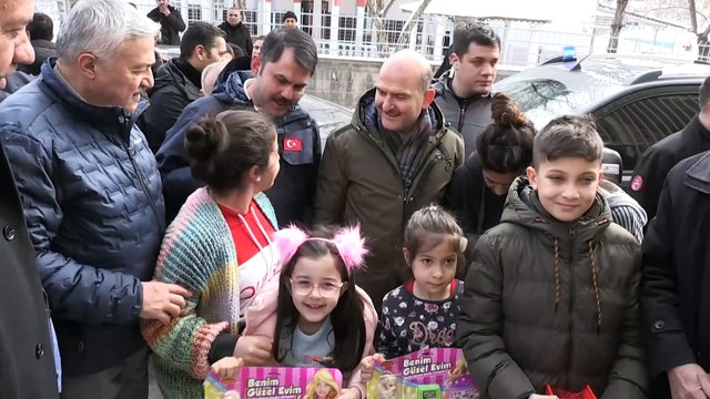 Bakanlar Soylu ve Kurum, deprem bölgesinde incelemelerde bulundu (2) - ELAZIĞ