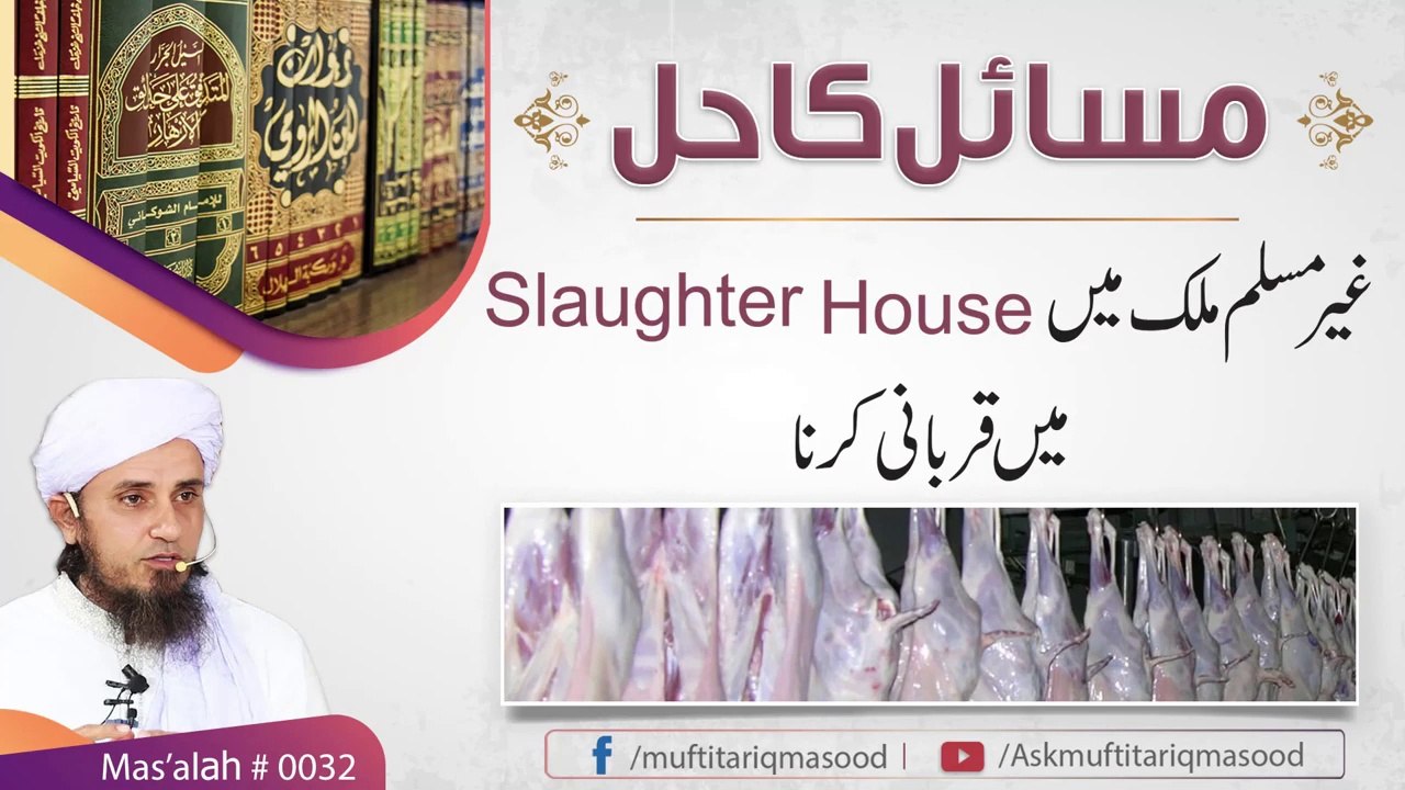 32nd Masla   Slaugter House   Qurbani