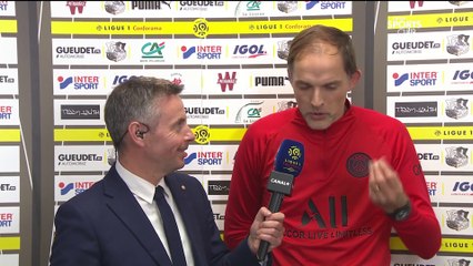 La réaction de Thomas Tuchel après Amiens / PSG - Ligue 1 Conforama