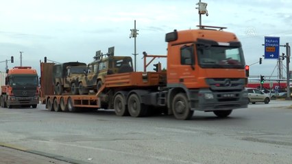 Suriye sınırına askeri sevkiyat sürüyor - HATAY