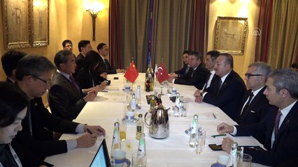 Çavuşoğlu, Çin Halk Cumhuriyeti Dışişleri Bakanı Wang Yi ile görüştü - MÜNİH