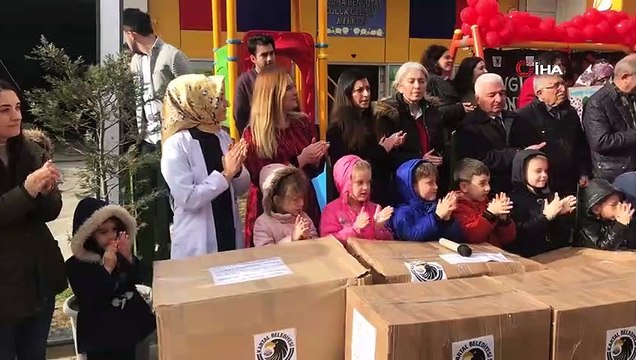 Sevgi Gününün en anlamlı hediyesi kreşli miniklerden