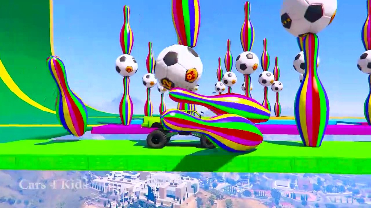Monster Truck in Spiderman Cars cartoon