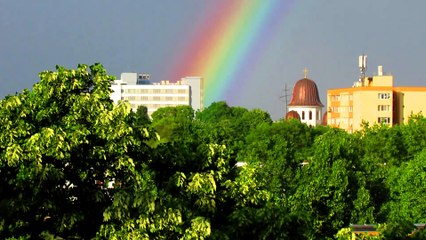 Curcubeu 07.05.2016  Romania Bucuresti sectorul 4 cartier Berceni MVI 0605