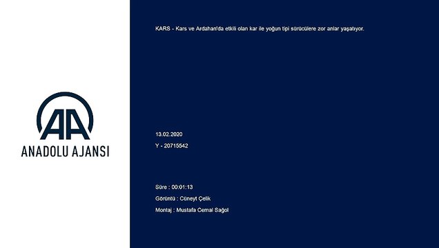 Kar yağışı ulaşımı aksatıyor - KARS