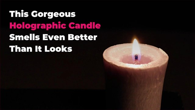 This Gorgeous Holographic Candle Smells Even Better Than It Looks