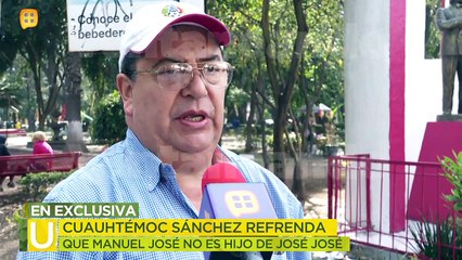 ¡Cuauhtémoc Sánchez, refrenda que Manuel José no es hijo de José José! | Ventaneando