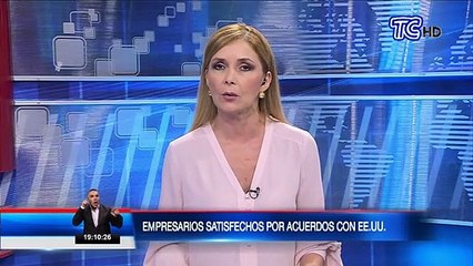 VIDEO | Empresarios satisfechos por los acuerdos con Estados Unidos