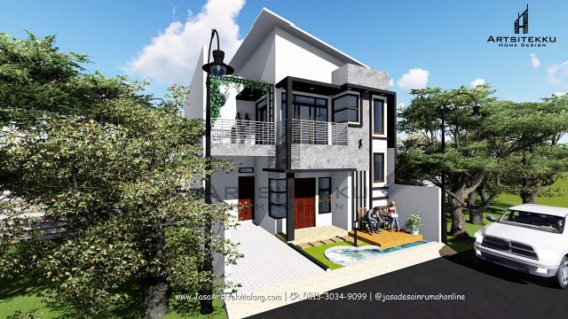 CALL / WA 0813 3034 9099 Rumah Minimalis 2 Lantai Mojokerto