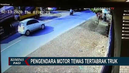 Pengendara Motor di Jember ini Tewas Tertabrak Truk