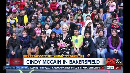 Cindy McCain speaks in Bakersfield