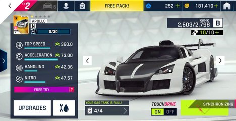 Asphalt Legends(2020): Apollo Latest gameplay with amazing Apollo