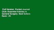 Full Version  Pocket Journal Club: Essential Articles in General Surgery  Best Sellers Rank : #5