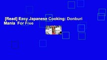 [Read] Easy Japanese Cooking: Donburi Mania  For Free