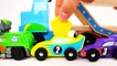 Learn Colors with Paw Patrol Weebles Toys and Wooden Block Cars and Shapes for Toddlers