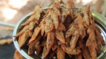 Cambodian food - Roasted chicken wing Skewer - ស្លាបមាន់ចង្កាក់អាំង - ម្ហូបខ្មែរ