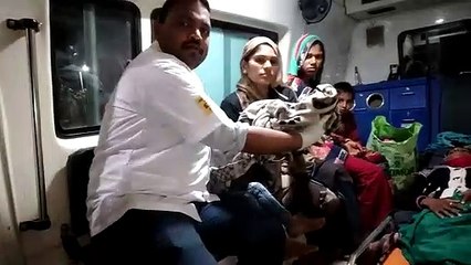 मंदसौर: महिला ने एंबुलेंस में दिया बच्चे को जन्म