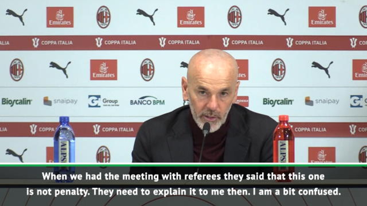 Pioli left confused over Juventus' handball penalty
