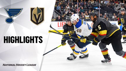 NHL Highlights | Blues @ Golden Knights 2/13/20