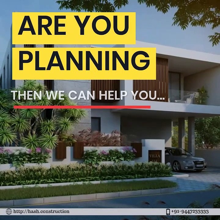 Best Builders & Construction Companies in Calicut, Thodupuzha | Build with trust | Hash Constrution