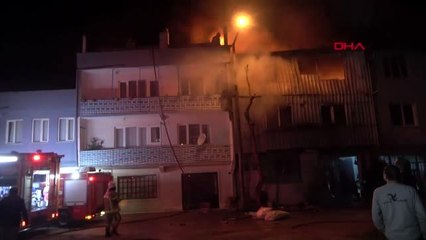 Bursa'da geri dönüşüm fabrikasında yangın