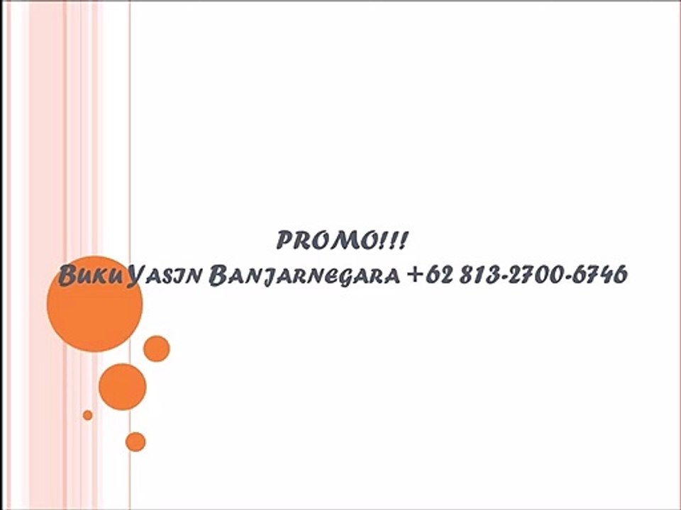 PROMO!!! +62 813-2700-6746, Info Cetak Buku Yasin Bagus Banjarnegara