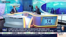 Bertrand Hébert (Apec) : L'emploi des cadres bat de nouveaux records avec 281 000 recrutement en 2019 - 14/02