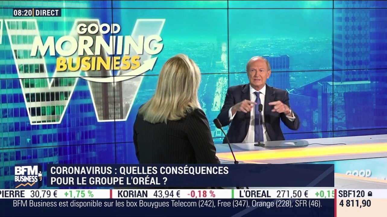 Jean-Paul Agon (L'Oréal) : Coronavirus, quelles conséquences pour le groupe L'Oréal ? - 14/02