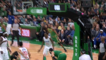 Tatum delivers monster double dunk