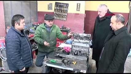 Tekirdağ bakanlık, kare pistonlu araç motoru tasarlayan usta ile temasa geçti