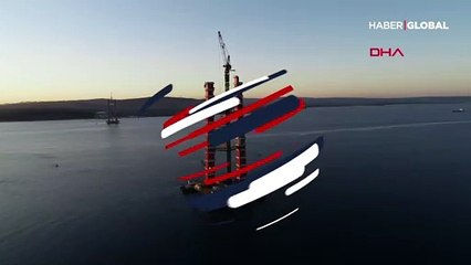 Temeli 3 yıl önce atılan dev projeden son görüntüler geldi! Yarı uzunluğa ulaşıldı