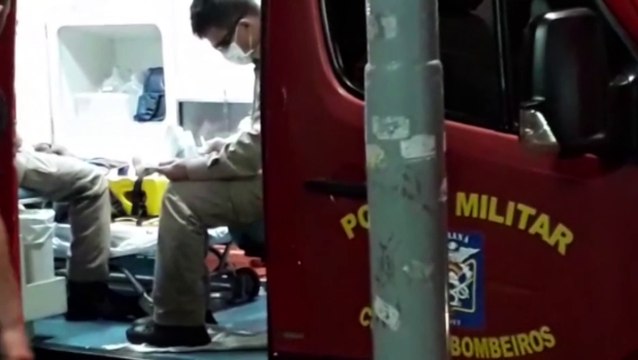 Vítima de agressão é socorrida pelo Siate no Centro